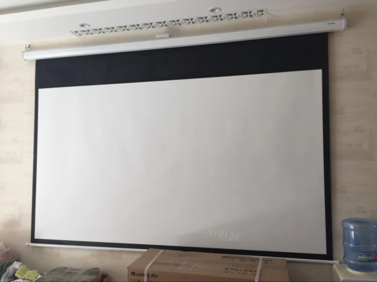 150inch Electric projection screen pic 19