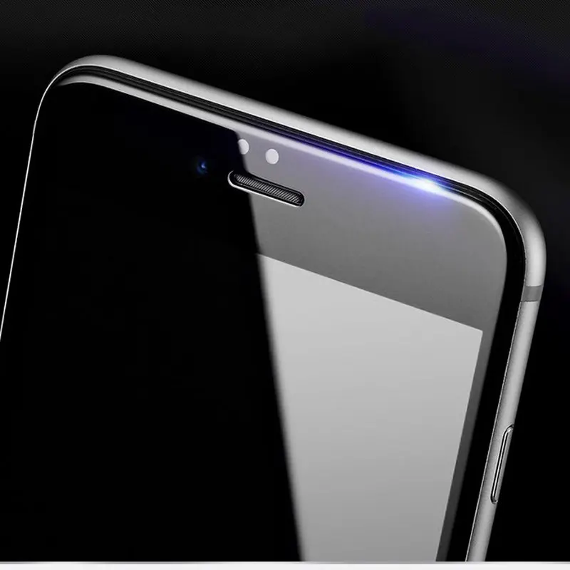 4D Cold Carving 3D Curved Edge Full Cover Tempered Glass For iPhone 7 7plus 6s 6 Plus 8 Screen Protector Round Protective Film (3)