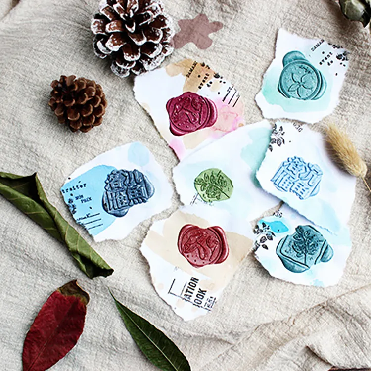  moodtape personality stamp wood wax seal stamp for DIY Gift / Invitation album Decorative stamp mus - 33030286720