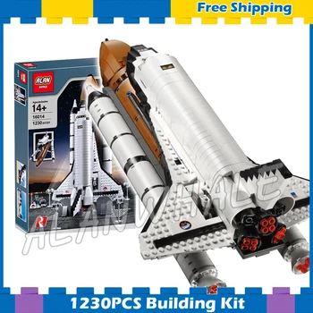 

1230pcs Creator New Shuttle Expedition Adventure 16014 Model Building Blocks Assemble Children Gifts sets Compatible With