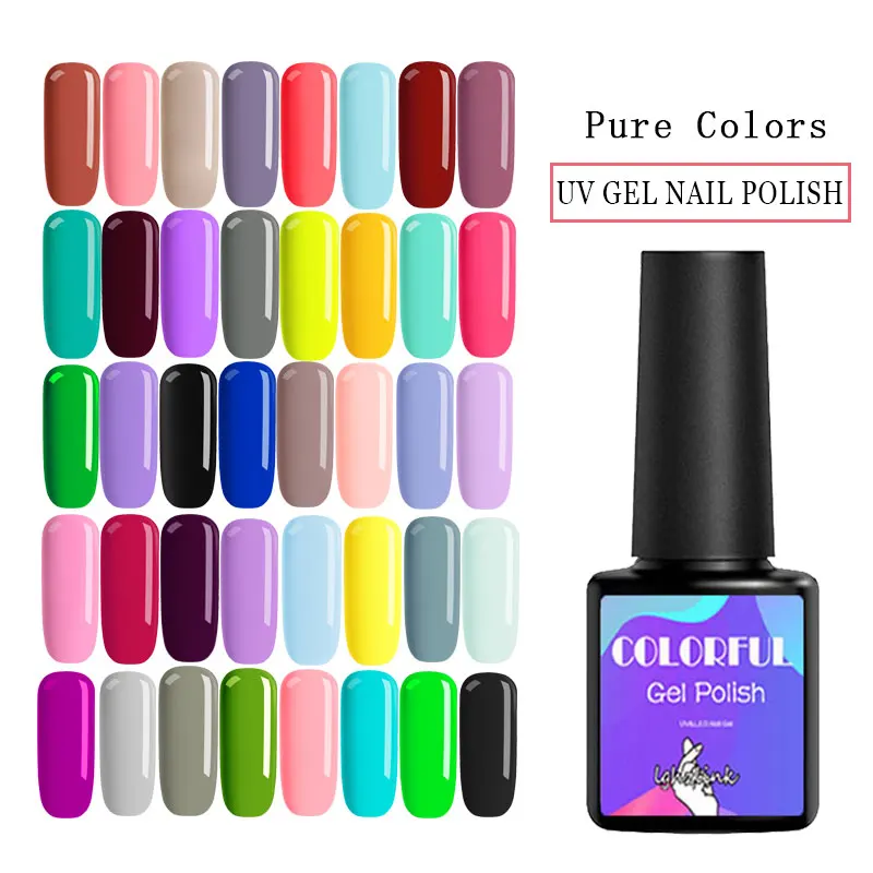 

Lghzlink 24pcs/lot Set Pure Color Series Nail Polish Set Nails Kit Profesional Nail Gelpolish Kit Gellak Hybrid Varnish Sets