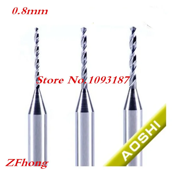 

10Pcs High Quality 0.8mm Carbide PCB Drill Bits, Print Circuit Board Mini CNC Drilling Bit Set, Woodworking Tools