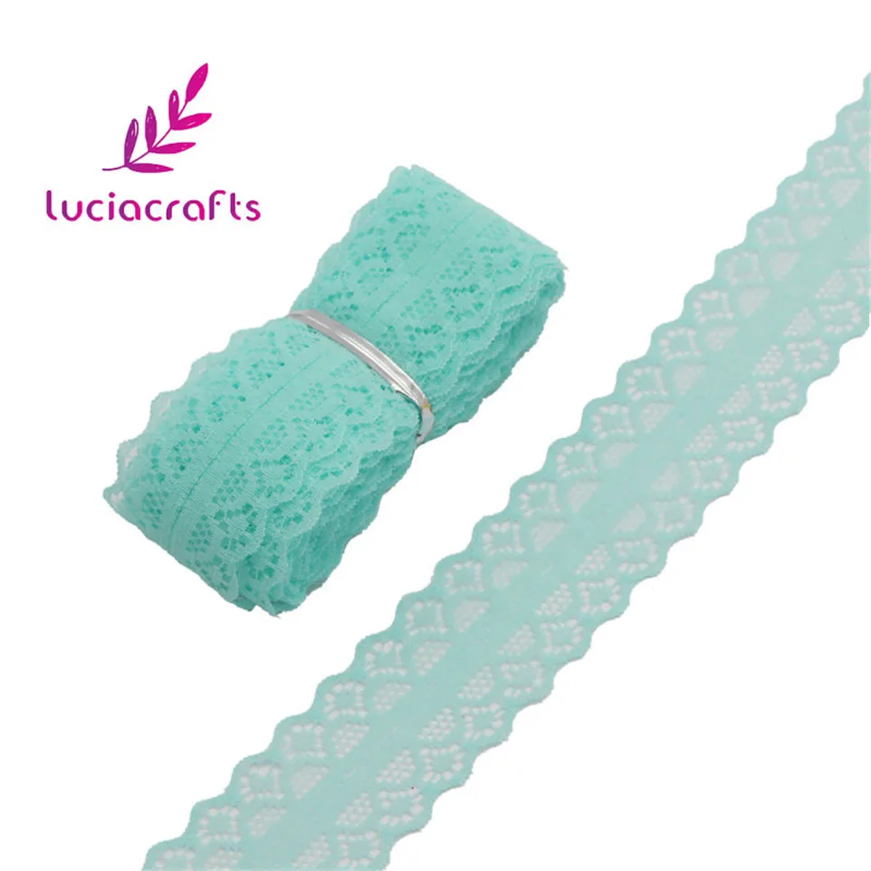 Lucia crafts 5y/10y кружево, лента, тесьма ширина 27 мм Отделка Ткань DIY вышитые сетки шнур для шитья украшения аксессуары R0602
