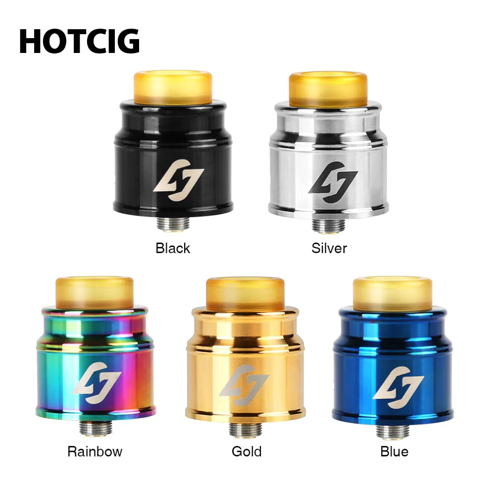 Оригинальный бак hoccig Hades BF RDA диаметром 24 мм возможность двойной или одной катушки