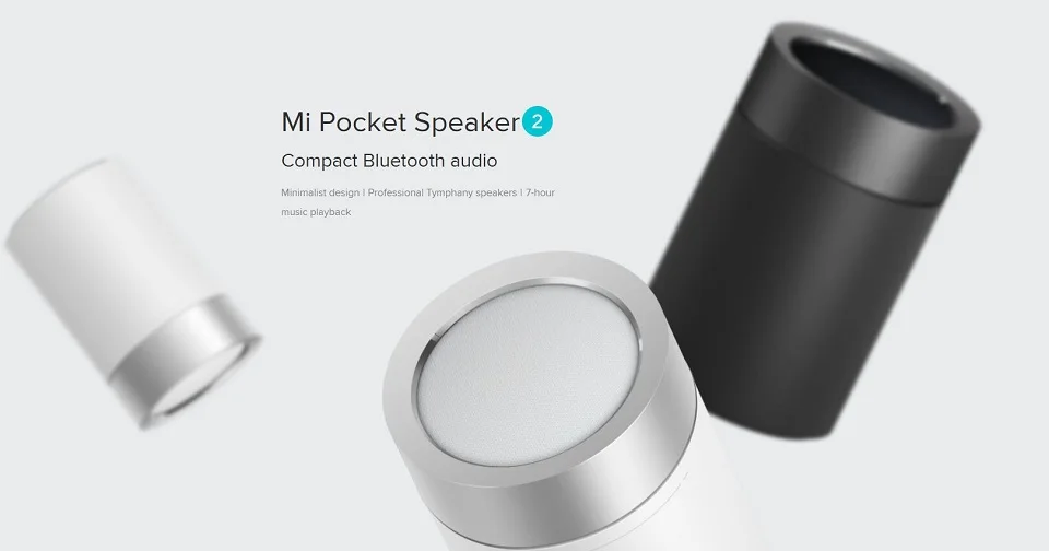 Xiaomi оригинальный Mi Pocket Speaker 2 Compact Bluetooth 4 1 аудио динамик Cannon беспроводной