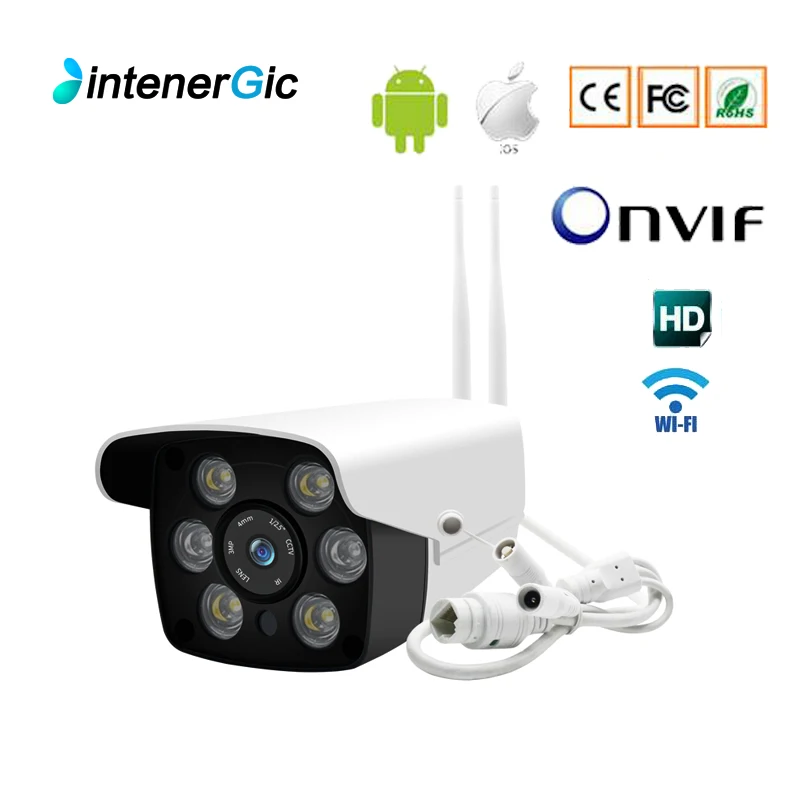

IntenerGic Outdoor Wifi IP Camera 1080P IP66 Waterproof Wireless Security Camera IR Night Vision AP Mode With SD Card Slot