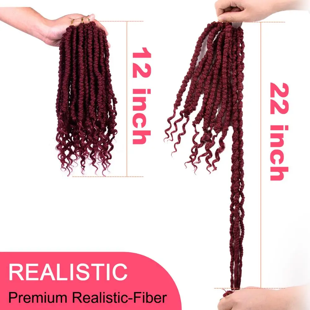 12" Senegalese Spring Twists Crochet Braiding Hair Passion Fluffy Synthetic Hair Extensions Braids Curly Twist 60g/pack