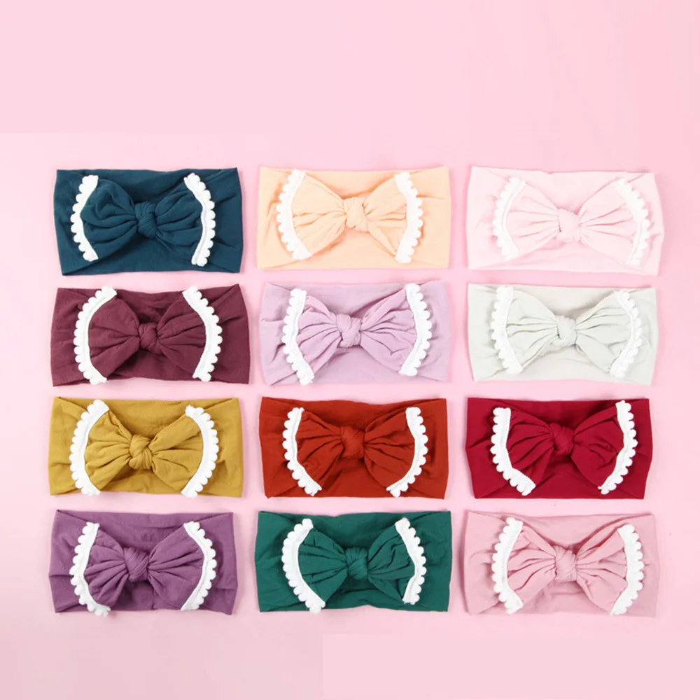 Top Quality Women kid Practical Wide Nylon Bow Ribbon with Pompom Knot Bow Nylon Head One Size Plus Gift Wholesale Dropshipping Top Quality Women kid Practical Wide Nylon Bow Ribbon with Pompom Knot Bow Nylon Head One Size Plus Gift Wholesale Dropshipping