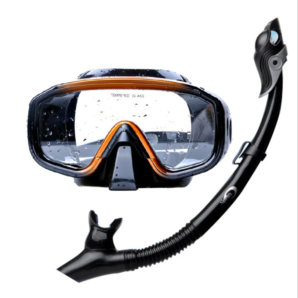 

Professional Silicone Scuba Dive Mask Snorkel Set Use for Swimming Diving Snorke for Water Sports Snorkeling Equipment
