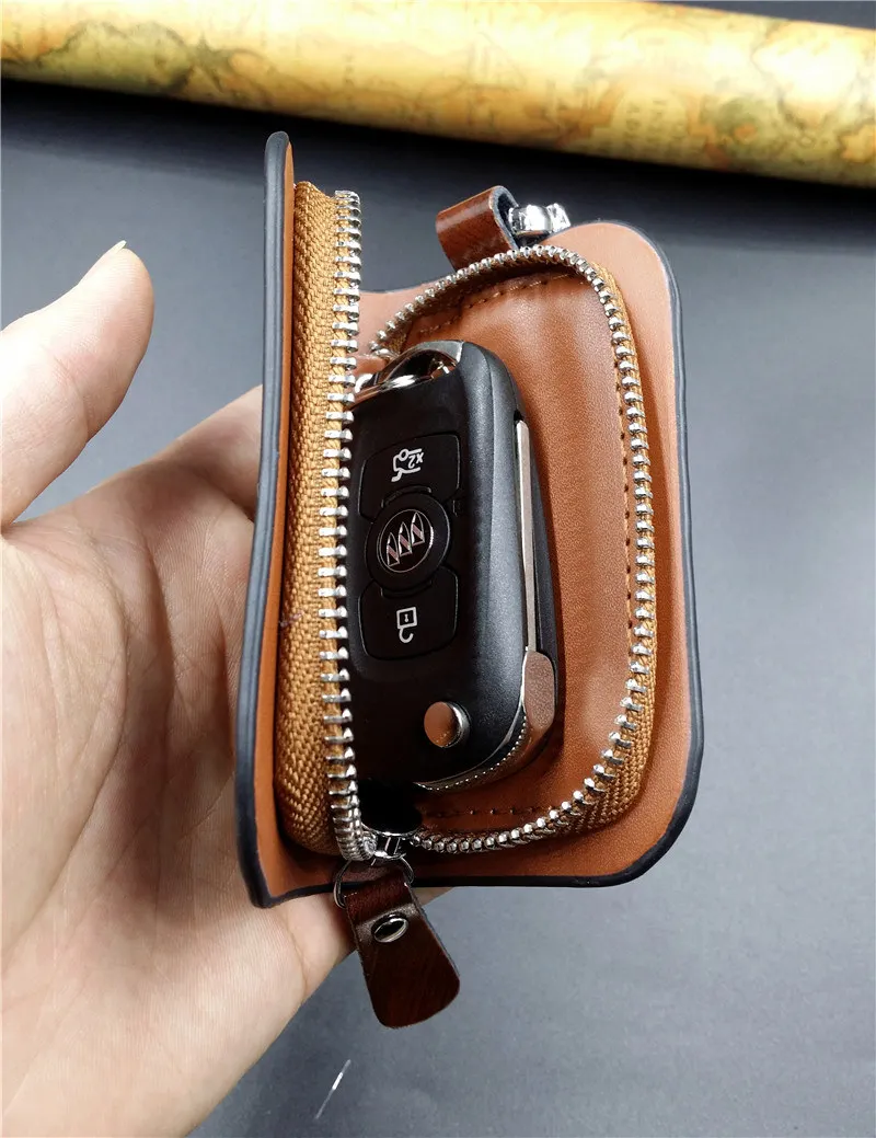 Porte-clés Porsche En Cuir Noir – Neuf