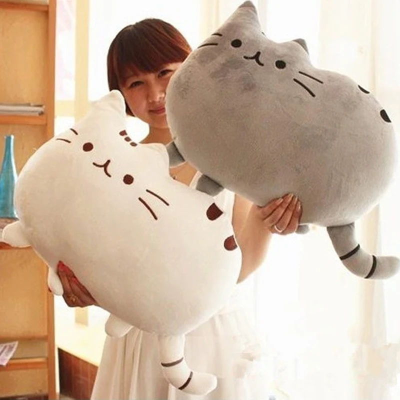 40x30cm Pusheen Cat Plush Toys Stuffed Animal Doll Animal Pillow Toy Pusheen Cat For Kid Kawaii Cute Cushion Brinquedos Gift