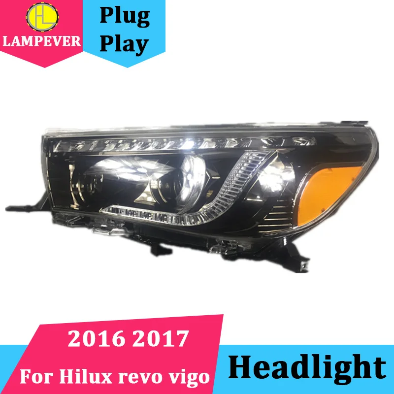 YMI Car Style For Toyota Hilux headlights Revo Headlight Vigo Head lamp
