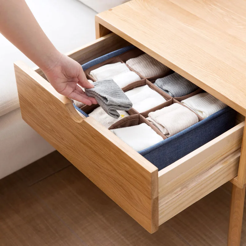 LIYIMENG Drawer Organizers Storage Box For Ties Socks Shorts Bra Underwear Home Holder Wardrobe Organizer