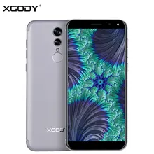 Xgody S12 5.72 дюймов 18:9 4 г LTE разблокировки мобильного телефона Уход за кожей лица ID mtk6737 4 ядра 1 + 16 Android 7.0 нуга смартфон телефона Touch