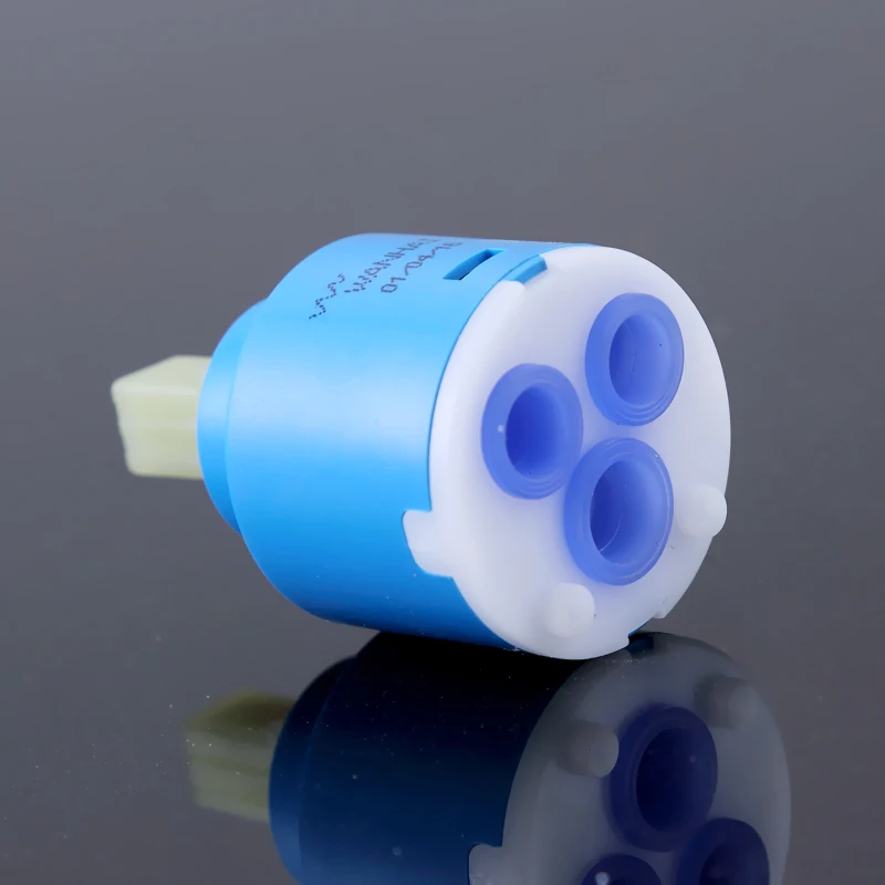 Ceramic Cartridge Faucet Cartridge Mixer Low Torque Faucet Accessories Rotation Flat Base 35mm / 40mm faucet cartridge