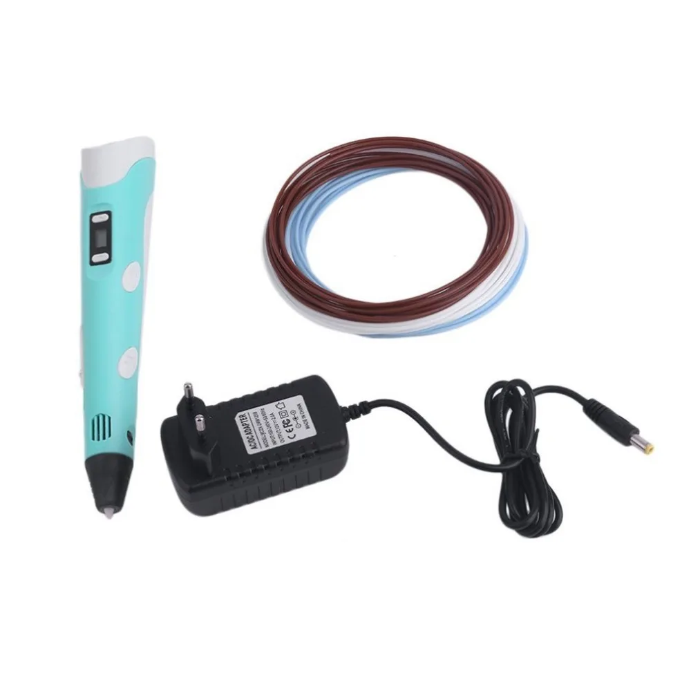 

Magic 3D Printer Pen Drawing 3D Writing Pen With 3 Colors PLA Filaments 3D Printing Pen for Kids Birthday Present