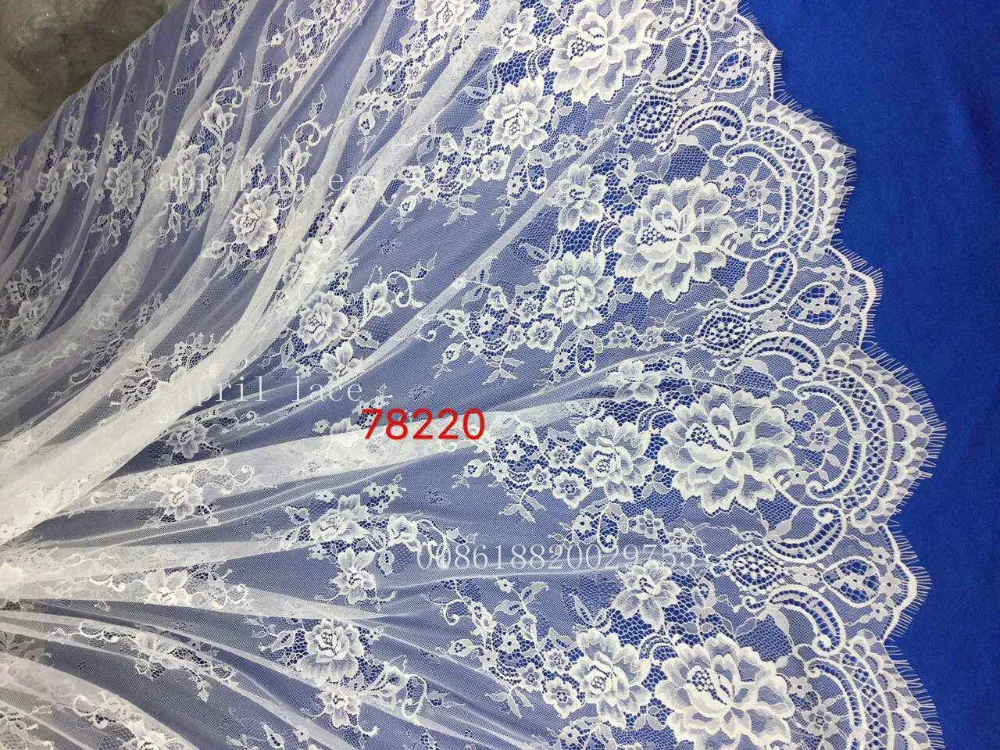 3 шт./лот m78220 offwhite цвета слоновой кости модные роскошные eyeflash chantilly м * 1 5 сетчатая