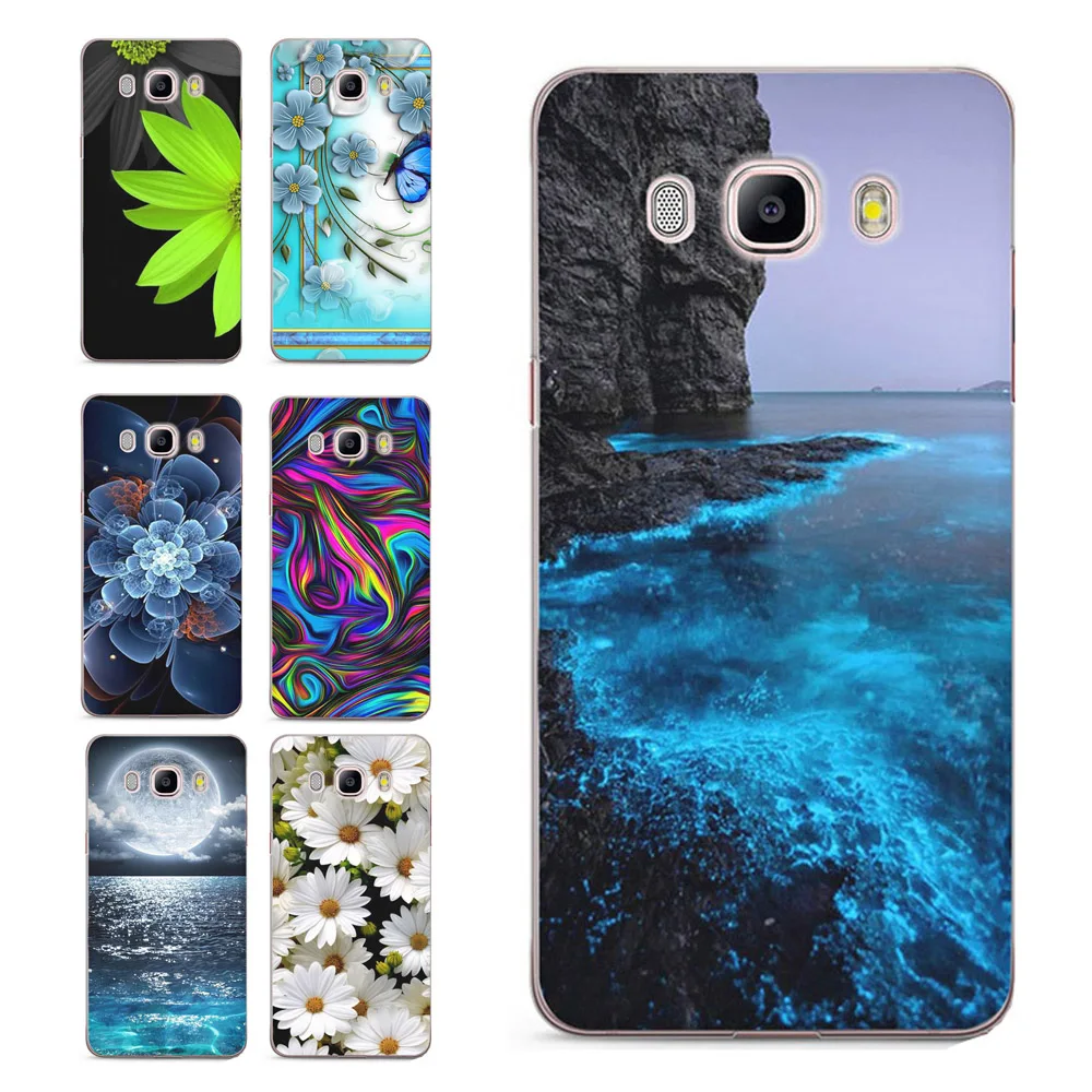 Для samsung Galaxy A3 A5 2016 2015 2017 J3 J5 J7 G530H S8/plus Note 8 prime пейзаж Флора роспись чехлов из