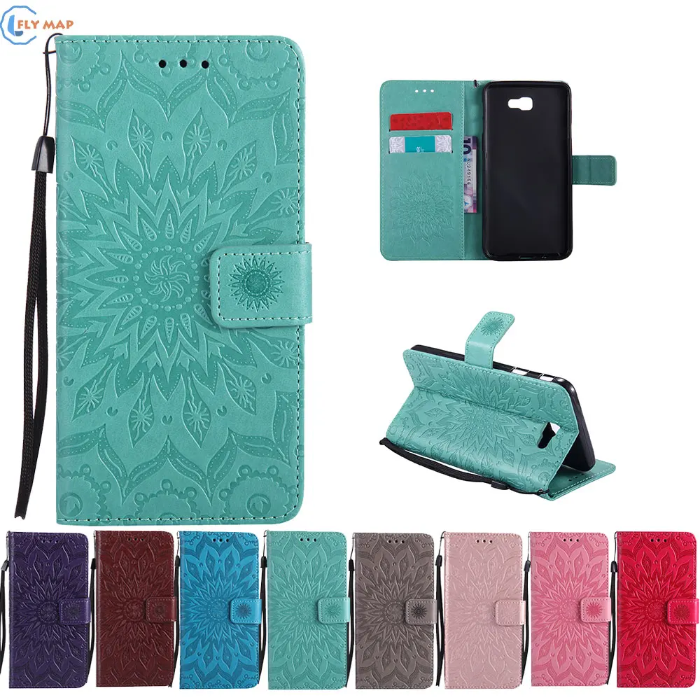 

Case Cover For Samsung Galaxy J7 J 7 Prime Duos G610 G610M Wallet Flip Phone PU Leather Coque G610M/DS G610F/DS SM-G610M/DS Box