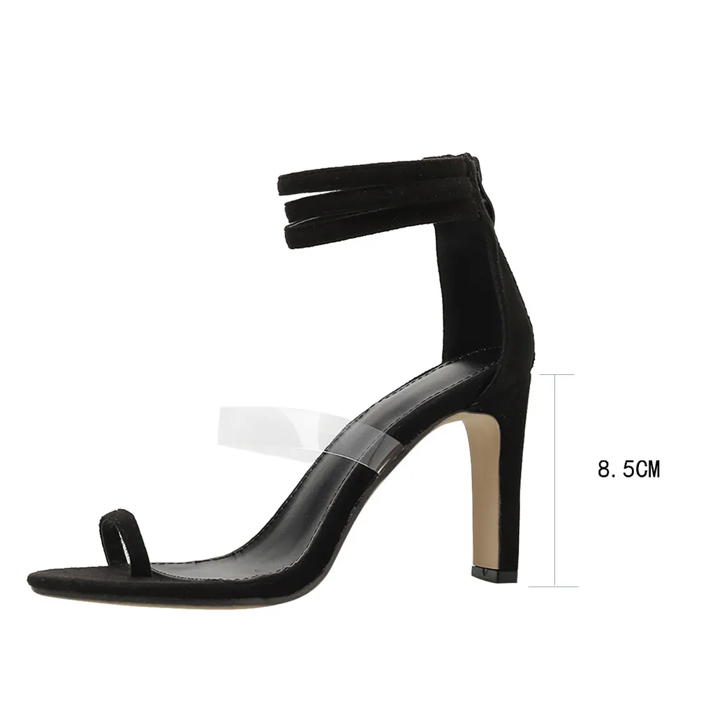 Zapatos de mujer женские босоножки модные с острым носком на квадратном каблуке обувь