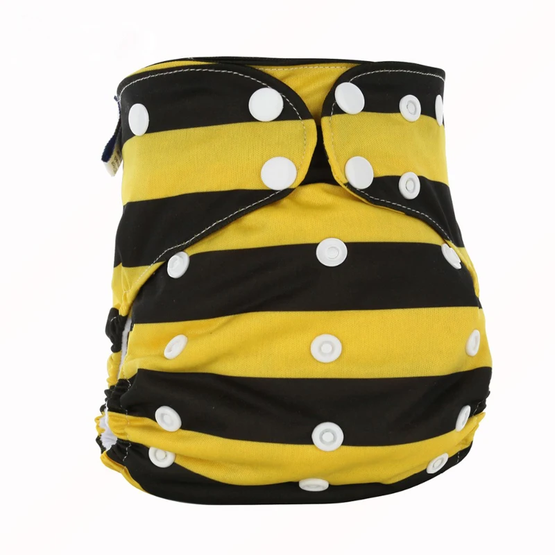 Многоразовые детские подгузники бамбуковые угольные тканевые для