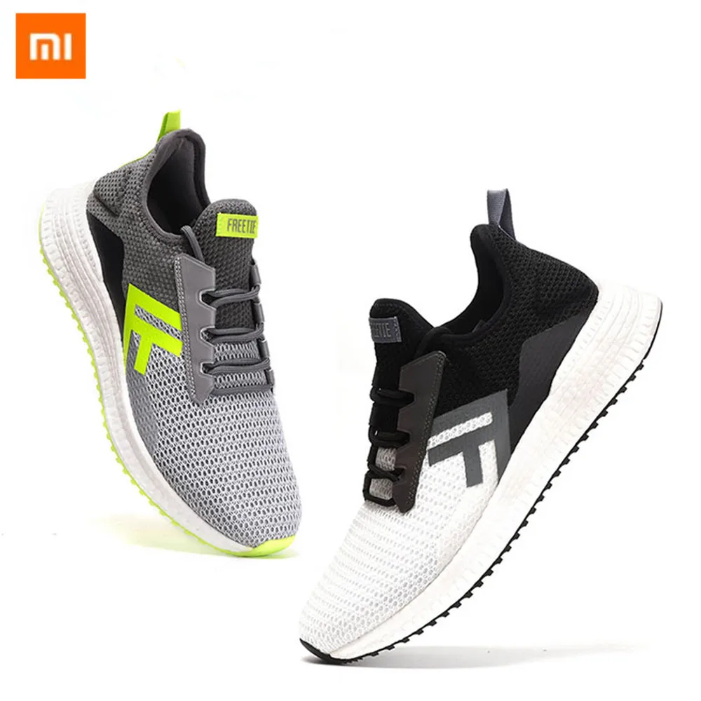 

New Xiaomi mijia FREETIE sports shoes breathable mesh ETPU elasticity Knitting sports casual running shoes Sneaker