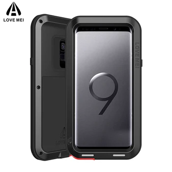 

Love Mei Metal Case For Samsung Galaxy Note 9 Note 8 S9 S8 Plus Armor Anti-Fall Case Full Body Rugged Shockproof Phone Cover