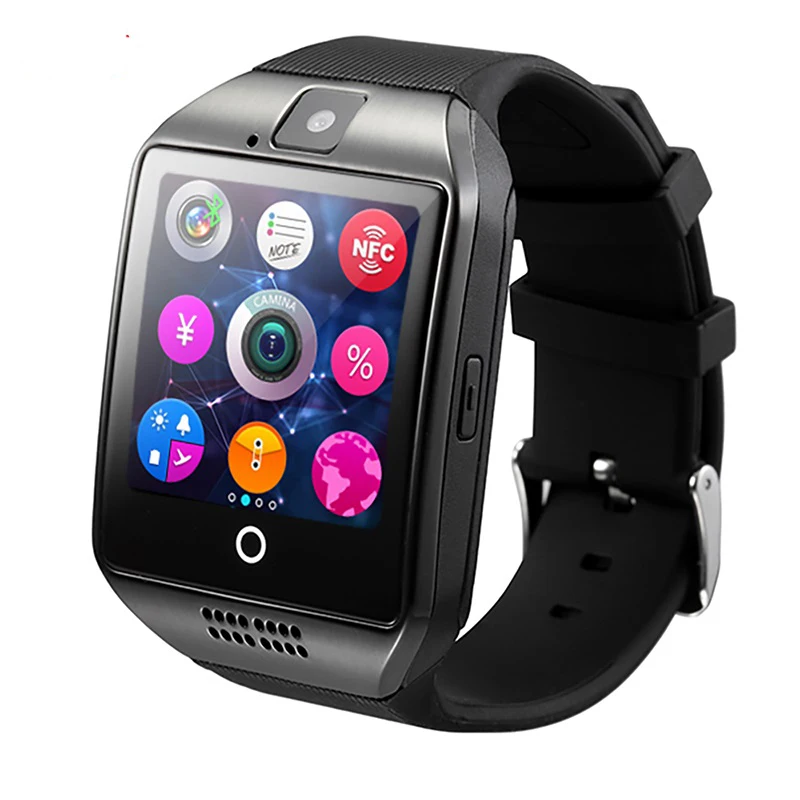 

2019 New Q18 Smart Watch,Sim Card Watch Phone for Android,Curved Screen,Bluetooth Smart Clock,Built-in Camera,Large Dial Watch
