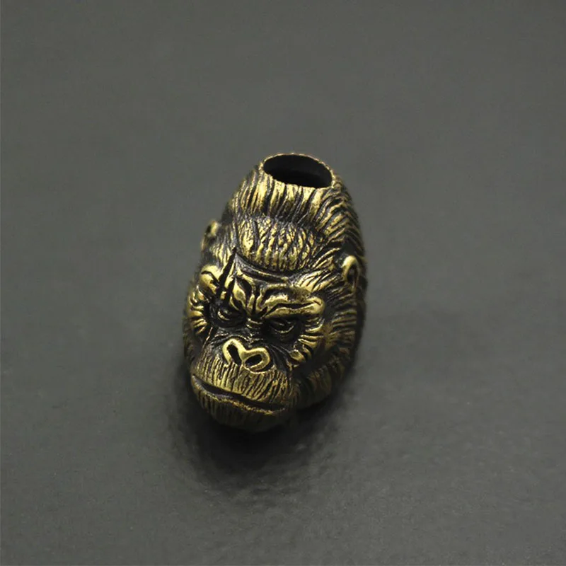 

1PC King Kong Brass EDC Paracord Beads Knife Beads Rope Cord Bracelet Flashlight Beads Lanyard Pendants Outdoor Accessories