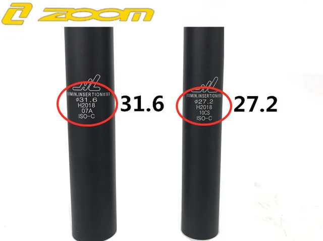 Zoom suspensao горный велосипед 27,2/33,9x350 мм espigao de selim de aluminio Absorvente de choque de bicicleta