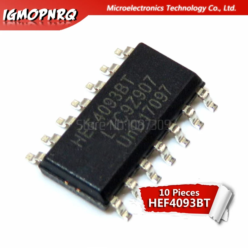 10 шт. HEF4093BT SOP-14 HEF4093 4093 SOP14 чип логического устройства Горячие продукты |