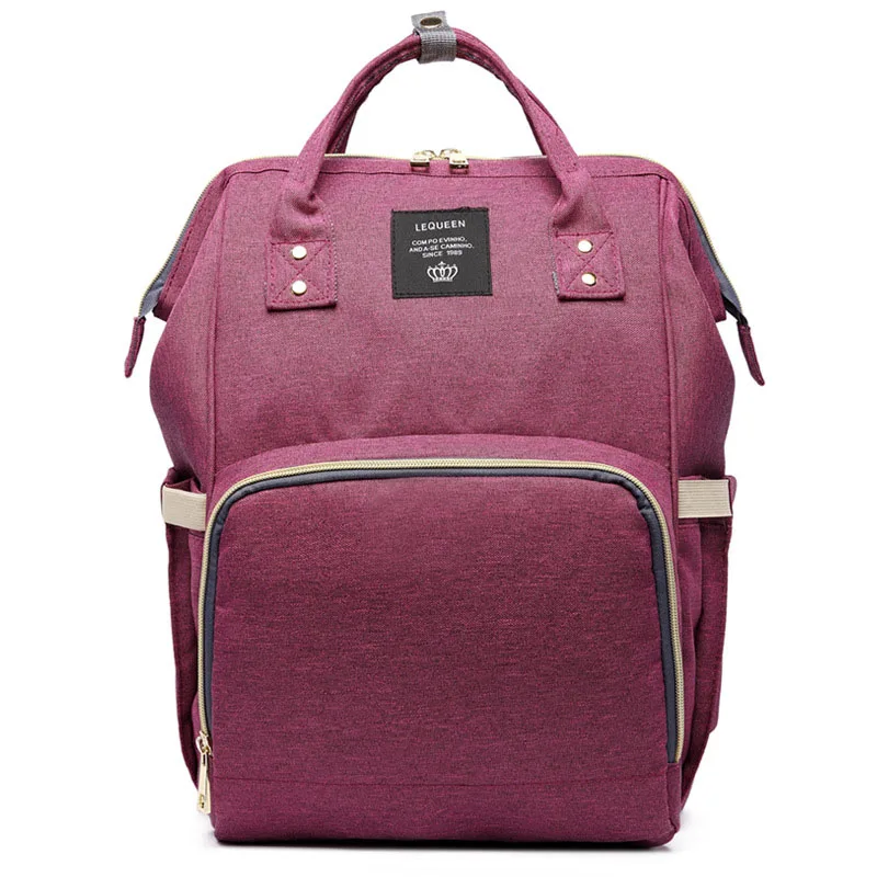 Сумка для детских подгузников, рюкзак в виде животного, модная сумка для мам, сумка для мам, брендовый рюкзак для мам, сумки для пеленания, Bolsa Maternidade - Цвет: deep purple