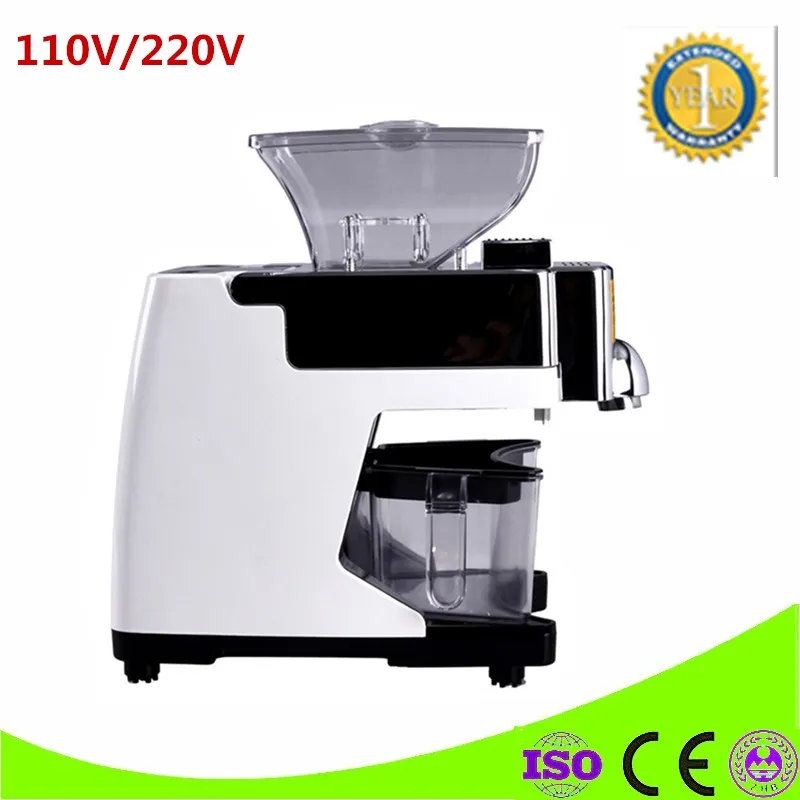 

Home Use Mini Peanuts Sesame Soybean Oil Press Machine Oil Extraction Expeller Presser 110V Or 220V Available