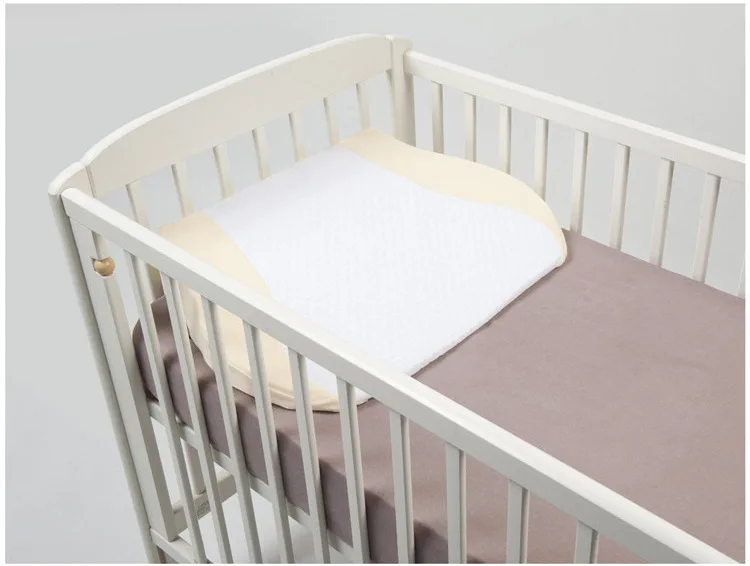 Универсальная подушка на танкетке для детской кроватки, матрас с защитой от опрокидывания, хлопковый съемный чехол, Подушка для новорожденного, подушка на 0-12 месяцев