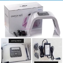 Omega светодиодный, фотонный терапии для домашнего Применение лица, тела Красота spa ФДТ маска подтянуть кожу омоложения средство для разглаживания морщин 7 цветов