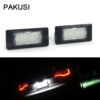 

PAKUSI Car LED License Plate Lights For Volkswagen VW Golf 6 Passat B6 B7 Polo 4D Jetta MK6 Touran Touareg Audi A6 c7 A1 A7 TT