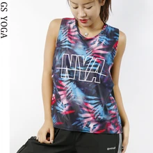 Сексуальный жилет для фитнеса женская рубашка Топ Для Йоги быстросохнущая рубашка для бега дышащая Спортивная майка для тренажерного зала спортивная одежда G-154