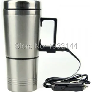 

1 PC. Stainless Steel 12V Auto Adapter Heated Mug Thermos Cup Heating Kettle