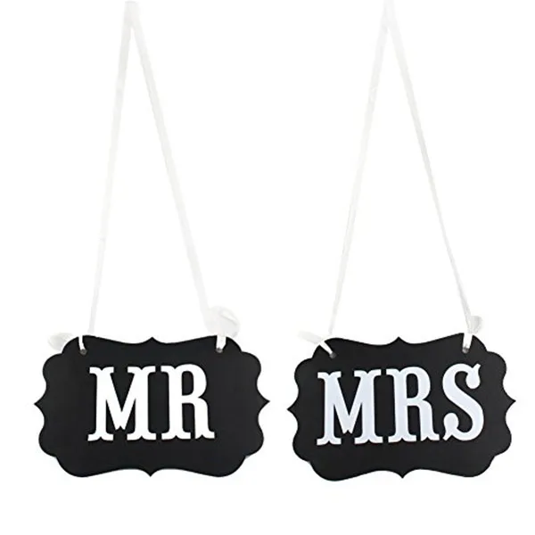 Свадебные принадлежности 1 комплект "Mr& Mrs" Письмо гирлянда баннер Жених и невеста Photo Booth Реквизит Смешные кресло знаки