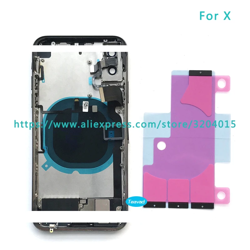 AAA High Quality For IPhone 8 8G Plus 8Plus X Back Middle Frame Chassis Full Housing Assembly Battery Cover Flex Cable | Мобильные