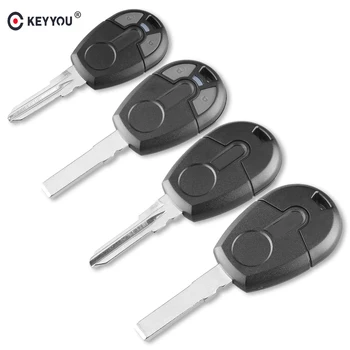 

KEYYOU Replacement Remote Key Shell Case Cover For Fiat Positron Uncut Blade Fob Auto accessories (GT15R Blade,SIP22 Blade)