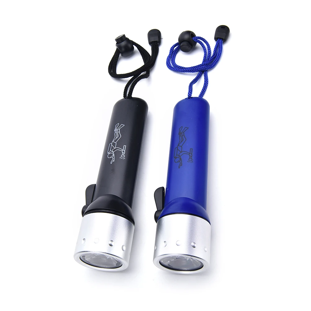 Waterproof LED Lanttern Underwater Scuba Dive Diving 18650 Flashlight