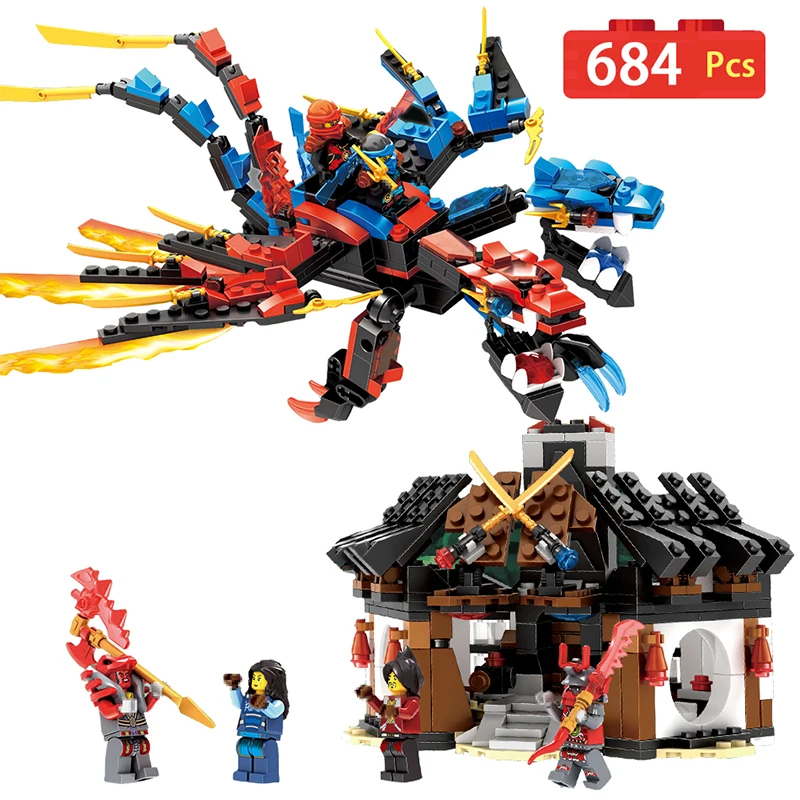 

Knight Ninjago Series Building Blocks Educational Ninjago Construction Compatible LegoINGLYS Gift Toys for Children