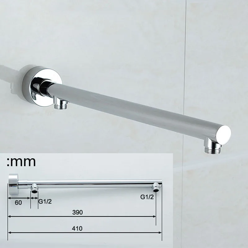 Free-Shipping-Chrome-Wall-Mounted-Ultrathin-Square-8-Shower-Head-Brass-Shower-Arm-150cm-Srainless-Steel (2)