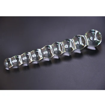 ANAL PLUG glass dildo artificial penis dick vibrator crystal anal bead butt plug prostate massage masturbate Sex toy for adult 3