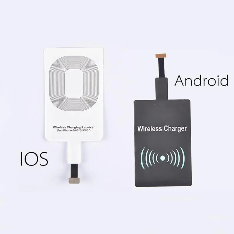 HW02 Qi Standard Smart Wireless Charging Pad Charger Coil Receiver for