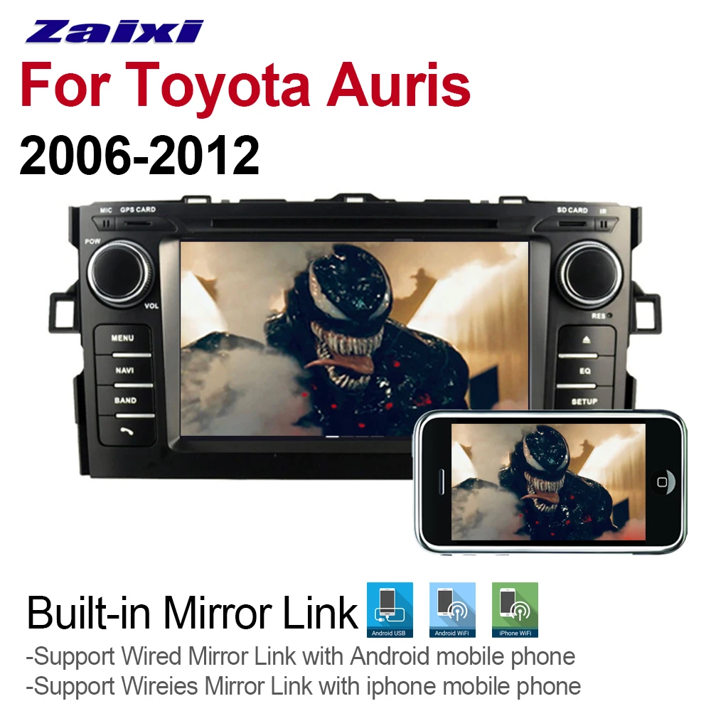 Top ZaiXi 2 Din Car Multimedia Player Android 9 Auto Radio For Toyota Auris 2006~2012 DVD GPS 8 Cores 4GB+32GB Bluetooth WiFi 4 Top ZaiXi 2 Din Car Multimedia Player Android 9 Auto Radio For Toyota Auris 2006~2012 DVD GPS 8 Cores 4GB+32GB Bluetooth WiFi 4