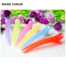 6 шт./партия практичная заколка для волос Парикмахерские аксессуары желе цвет рыбы зажим для рта для противоскользящего парикмахерского инструмента зажим