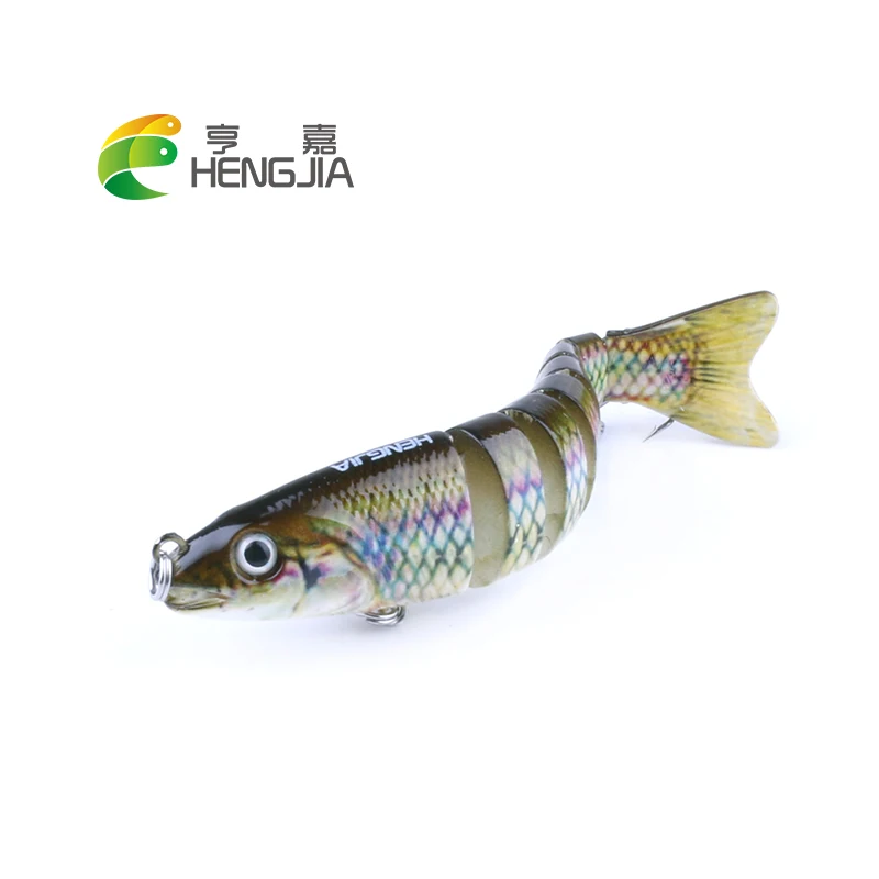 

HENGJIA hard plastic jointed minnow fishing lures artificial swimbaits wobblers crankbaits pesca fishing tackles 12.7CM 18G