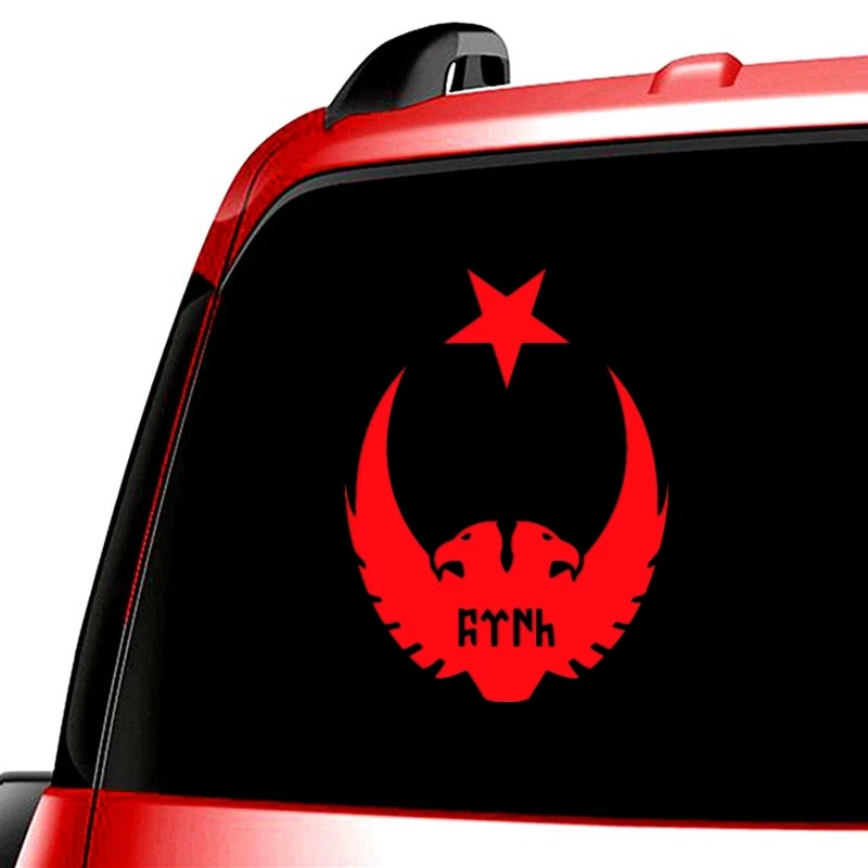 Three Ratels TZ 876 17.4 на 13см 1 4шт наклейки авто Великий тюрк турция двухглавный орел